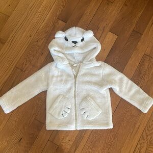 H&M kids Bear Sherp jacket size 2-4years in cream